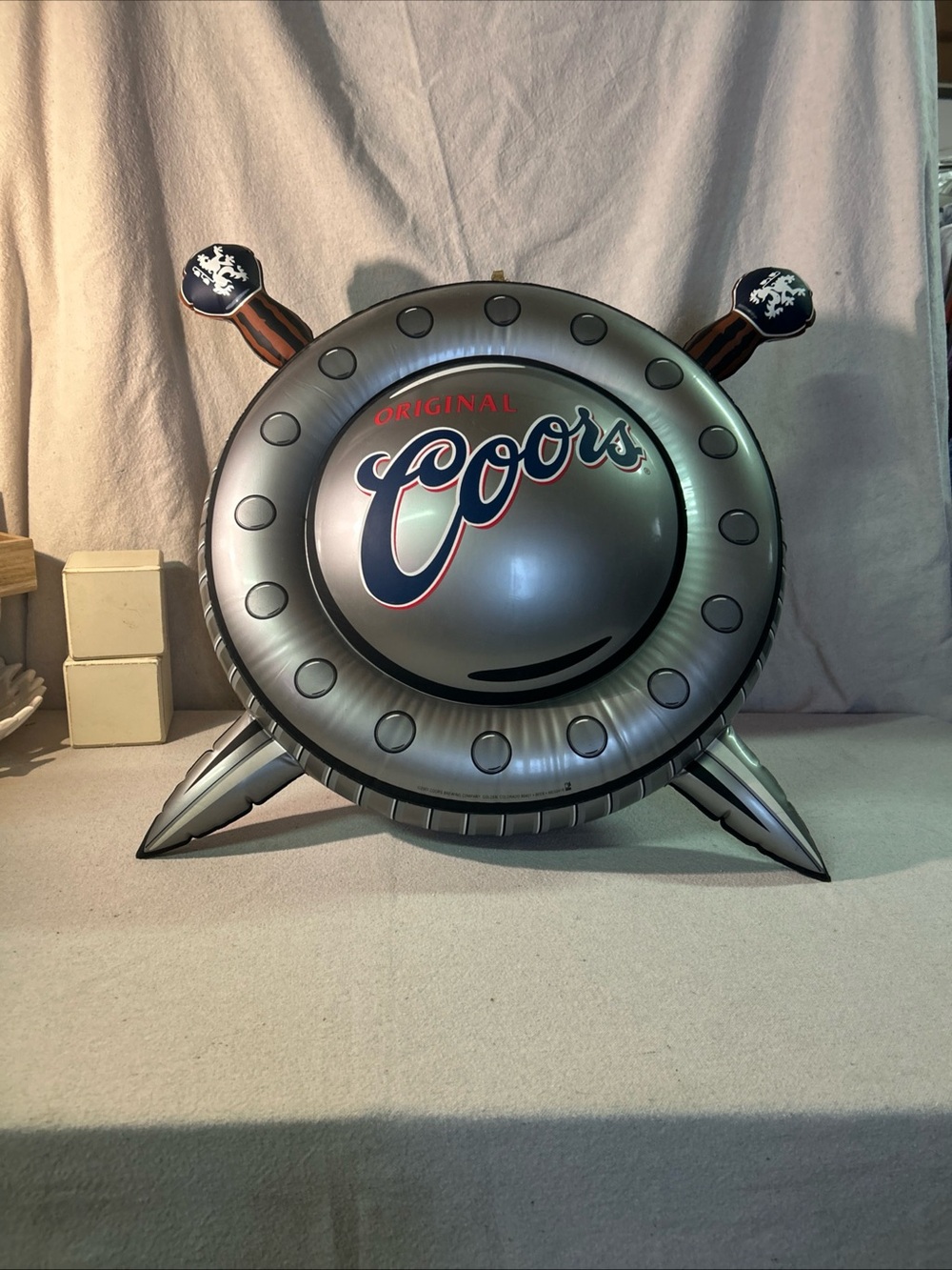 Coors Silver Inflatable Shield Wall Decor